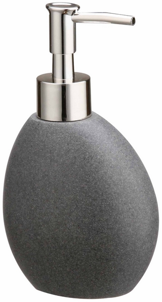  Диспенсер для мыла черн камень BPO-0284A Аквалиния