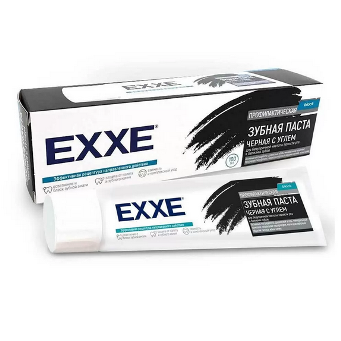  Паста зубная EXXE 100мл Черная с углем