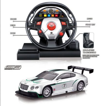  Машина радиоуправлении Bentley Continental GT3 GK 866-2426 в кор.