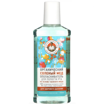  Ополаскиватель д/рта 250мл РБА Соленый мед