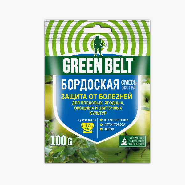  Бордоская смесь 100г от болезней (фитофтороз,парша) Green Belt (к50) 01-140 