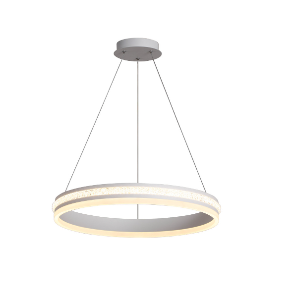  Люстра св/д 60Вт 4200K IP20 белый FERON 41699