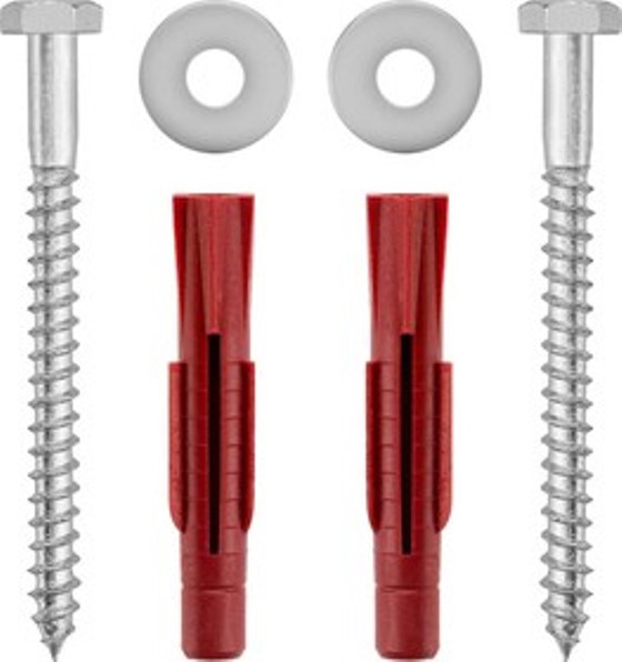  Комплект крепежа кронштейна раковины MasterProf 2 шт ИС.130173