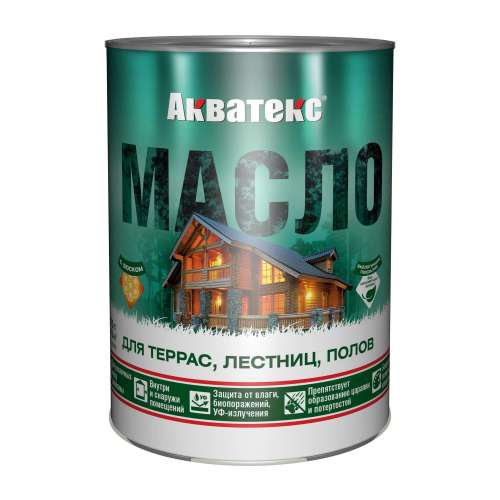  Деревозащитное масло Акватекс 0,75л тик 65198 Рогнеда