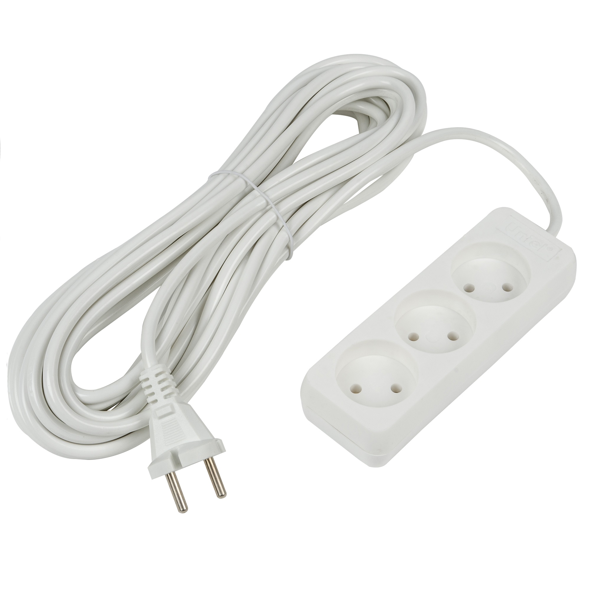  Удлинитель 3-местный 7м б/з Ultra бел S-CU3-7 Uniel UL-00009986