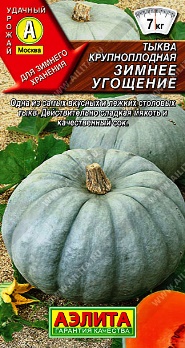  Тыква крупноплодная Зимнее угощение цв.Аэлита