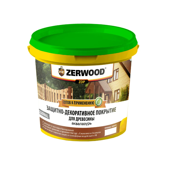  Защитно-декоративное покрытие махагон 2,5кг Zerwood ZDP Ижсинтез