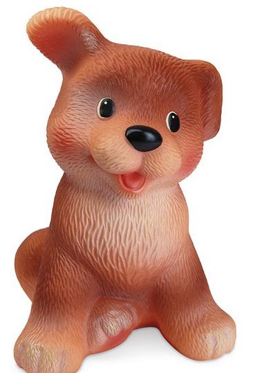  Игрушка резиновая Щенок Гав С-610 огонек
