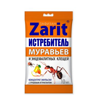  Средство от муравьев, клещей, комаров, тараканов Истребитель Дюшес 10мл 133839 Зафизан Зарит (50)