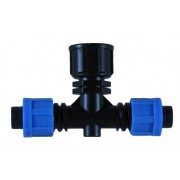  Тройник к/л*1/2г для капельной ленты ТТ031712 Green Helper