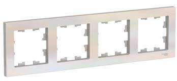  Рамка 4-я гор/верт жемчуж AtlasDesign ATN000404 Schneider 1240266