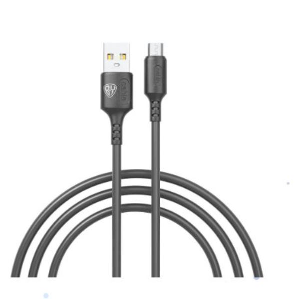  Кабель для зарядки USB(A) microUSAB BY fusion 18вт 1м TPE черный 931-625