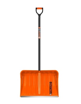  Лопата снеговая 550*385мм алюм план V-руч Orange Finland 1731-Ч