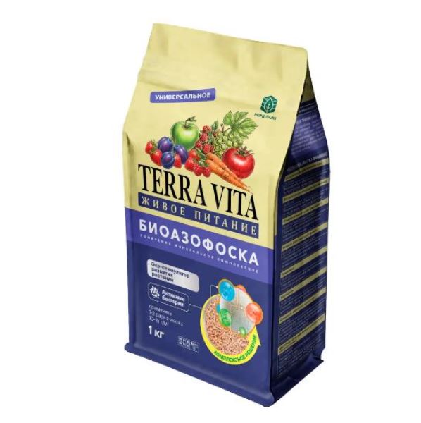  Удобрение Биоазофоска 1кг Terra Vita 
