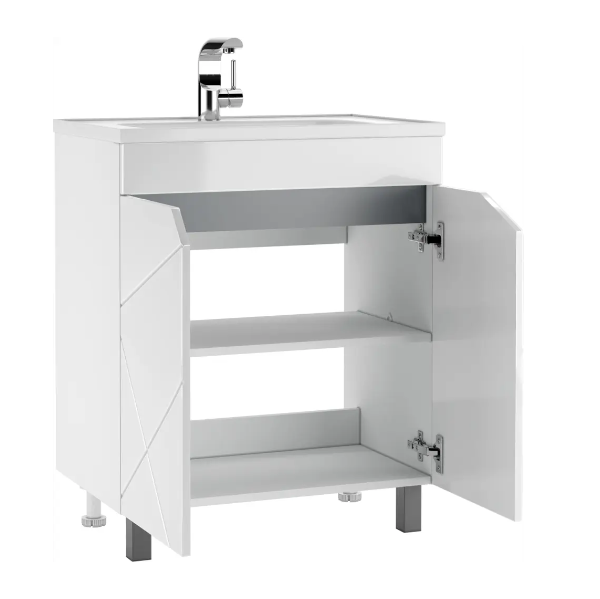  Тумба под умывальник Absolute 70 Vector без ящика DV6608T Айсберг