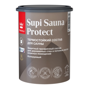  Состав для сауны Supi Sauna Protect EP 0,9л п/мат Tikkurila