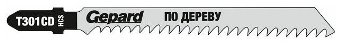  Полотна для эл.лобзика по дереву 115*90мм 2шт T301CD Craftmate