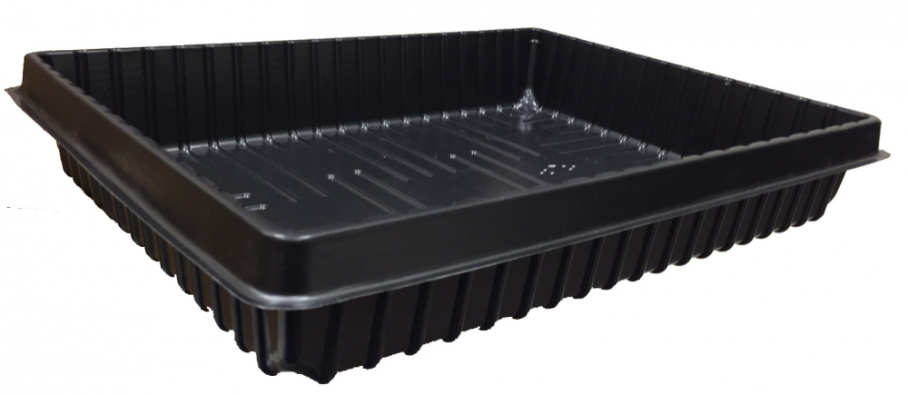  Поддон для рассады 40*30*6,5см черный (у50) 89404462