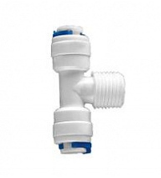  Переходник 1/4" пластик Т-образн. MIC-019 31362