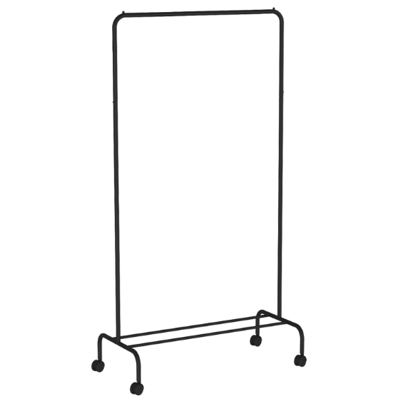  Вешалка-стойка металлическая Радуга-2 1540х390х820 черн ЗМИ ВГАР2Ч