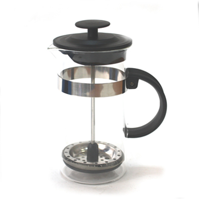  Стакан с прессом 0,35л стальной корпус Флор 850-073