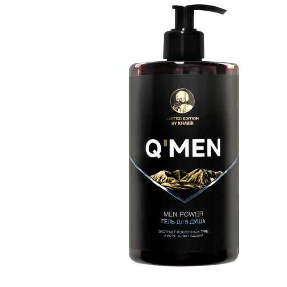 Гель для душа 640мл Qmen MEN power
