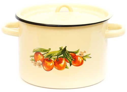  Кастрюля эмалир. 4,5л с дек.1С17С 3799