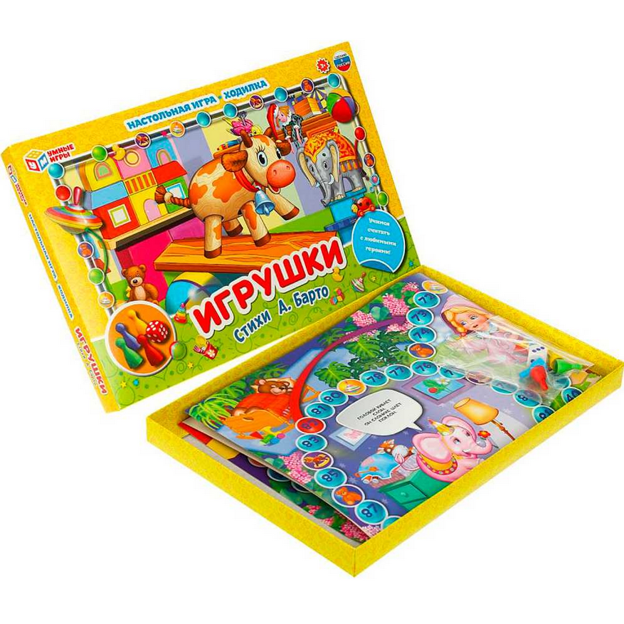  Игра Умка Игрушки.Стихи А.Барто.Ходилка 933-386