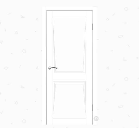  Дверное полотно 800*2000мм К138 белая матовая