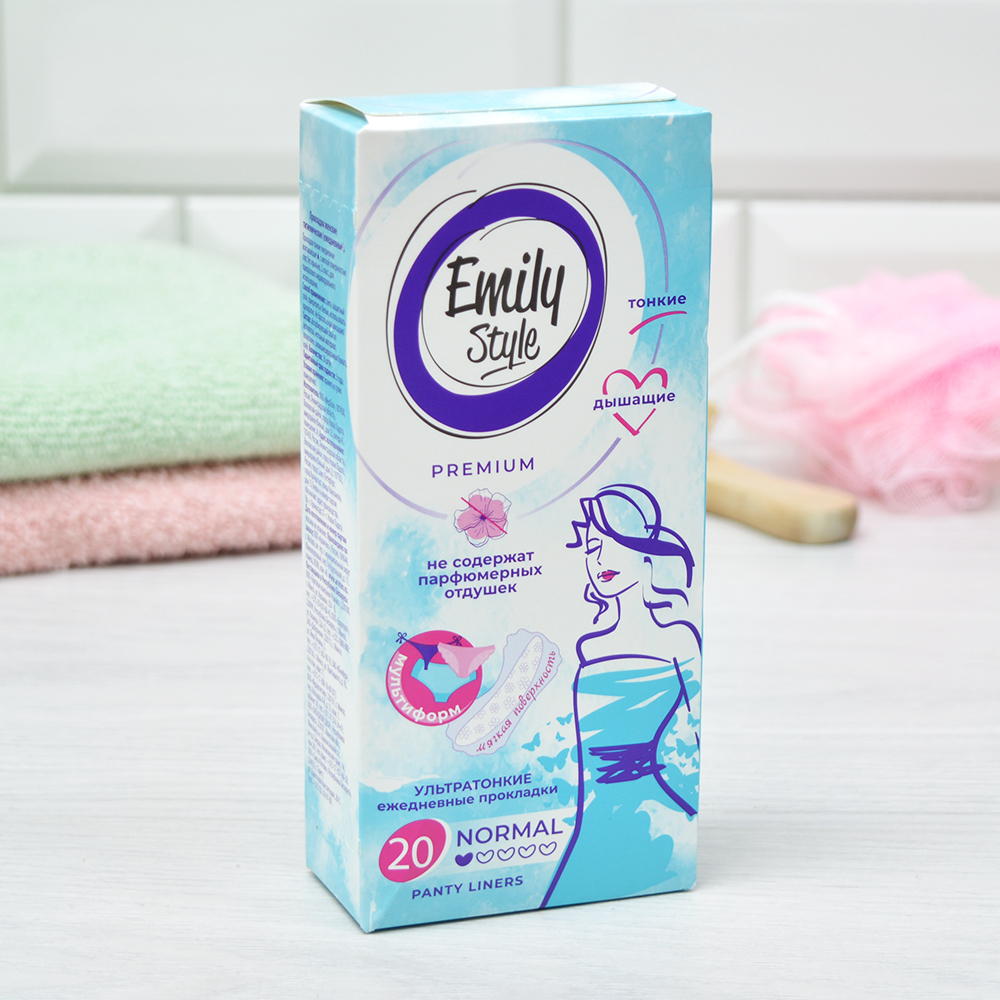  Прокладки ежедневные 20шт  Emily  Style Multiform