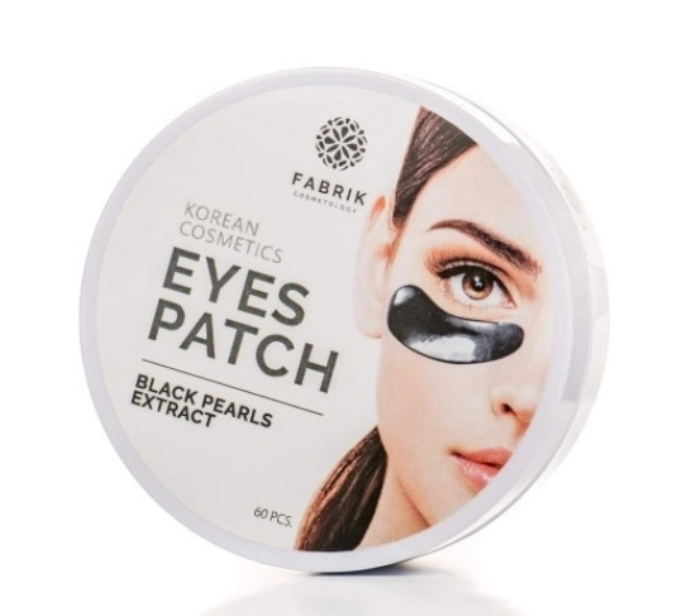  Патчи вокруг глаз с экстрактом черного жемчуга 60шт Fabrik Cosmetology