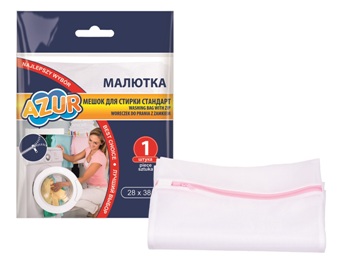  Мешок для стирки белья 28*38см Малютка 912420 Азур Йорк