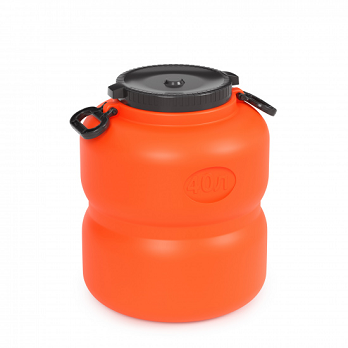  Канистра-Бочка Байкал 40л оранж/сер М7599 (уп.4)