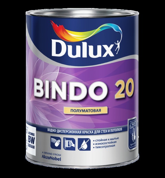  Краска Dulux Professional BINDO 20 п/мат. BС 9л
