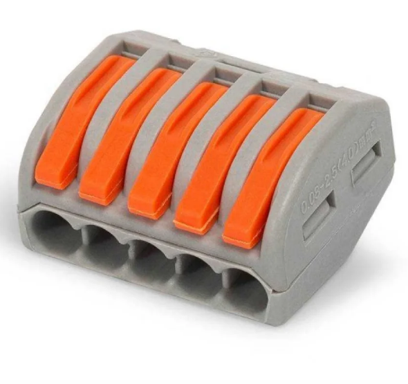  Клемма 5-х проводная MN-CMK-415 0.08-4мм Omnyx