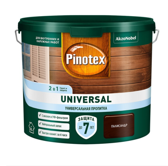  Пропитка Pinotex Universal 2в1 2,5л палисандр 5620650
