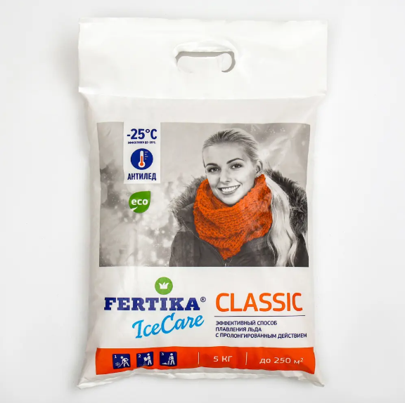  Реагент противогололедный 5кг IceCare CLASSIC -25°C Фертика 