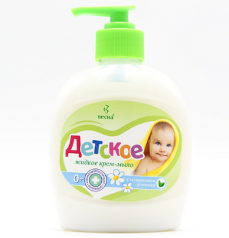  Жидкое крем-мыло 500г Детское Весна Экстракт ромашки успокаивающее 5168