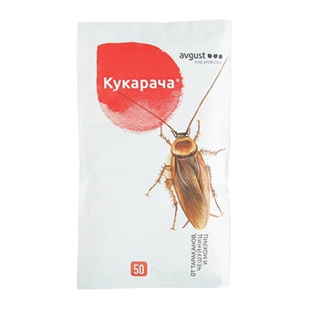 Кукарача ЭКО 50гр от тараканов,чешуйниц,мокриц (уп.150шт) АО Фирма "Август"