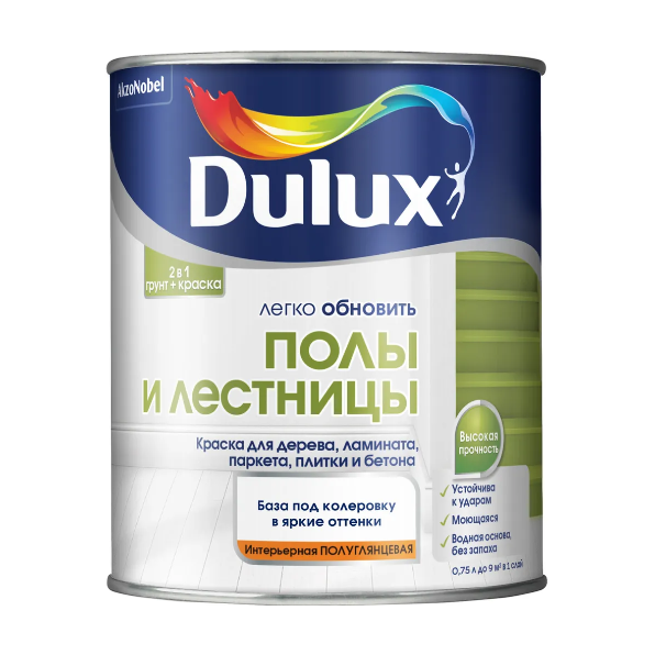  Краска DX Полы и лестницы п/глянц BW 0,75л