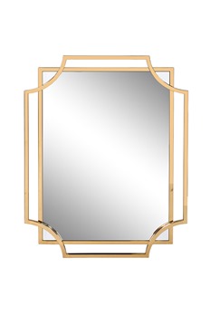  Зеркало в металлич. раме цвет золото 79х108см GARDA DECOR