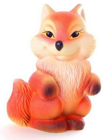  Игрушка резиновая Лиса Алиса С-683 огонек