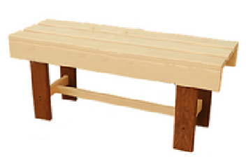  Лавка для бани 1600мм термо полок №2 М162