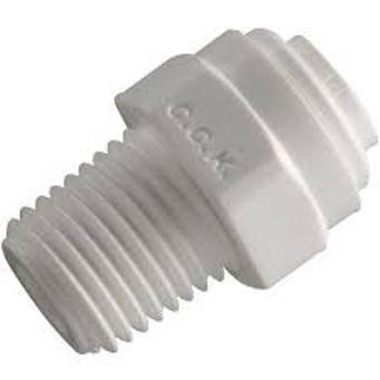  Переходник 3/8"-1/2" пластик прямой MIC-021 31370
