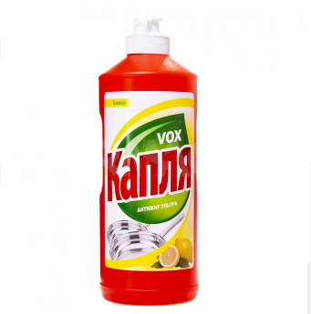  Средство для посуды Антижир Лимон 1л 9133 Капля VOX