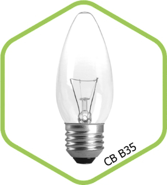  Лампа свеча 40С1 E27 CL проз В35 SQ0332-0010 TDM