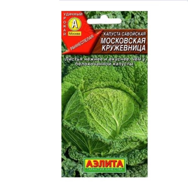  Капуста савойская Московская кружевница цв. Аэлита