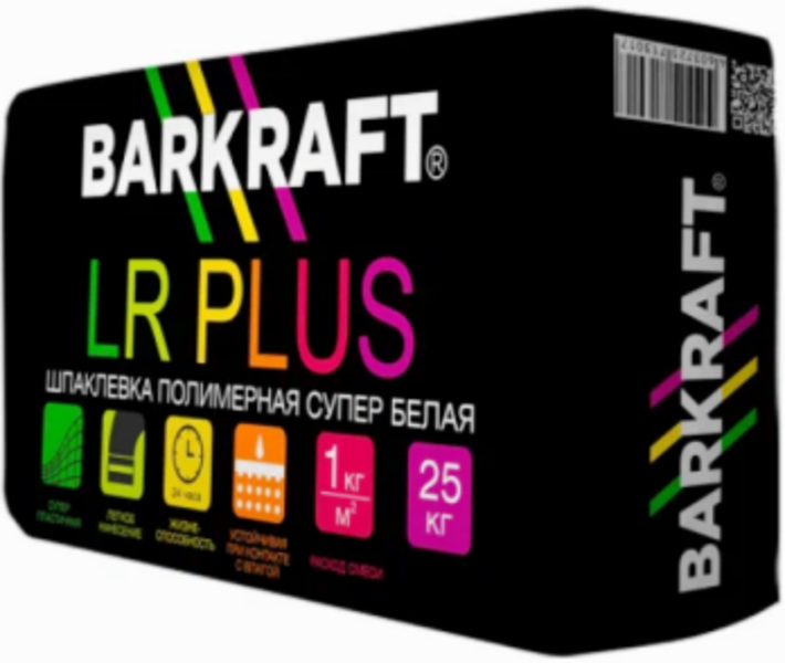  Шпаклевка полимерная BARKRAFT LR PLUS 25кг