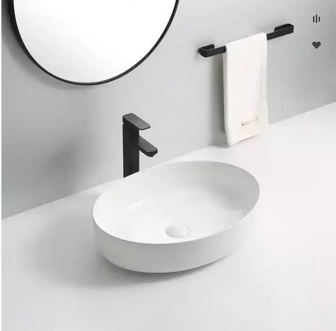  Раковина Royce RCW-143301WH Yoshie 550*415*140 белый