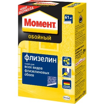  Клей обойный 470г Флизелин Момент 3000294